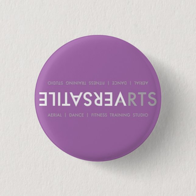Versatile Arts logo button (Front)