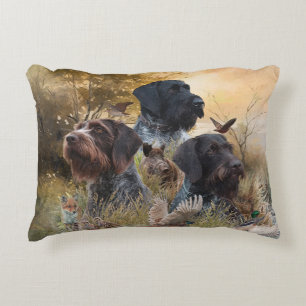 Versatile Hunting Dogs Decorative Cushion