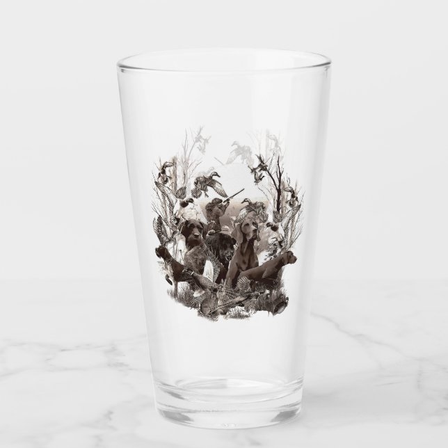 Versatile Hunting Dogs Glass (Front)