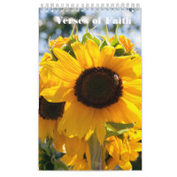 Verses of faith photography calendar
