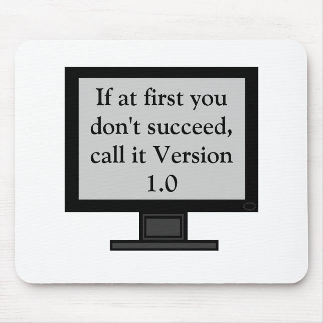 Version 1.0 Mousepad (Front)
