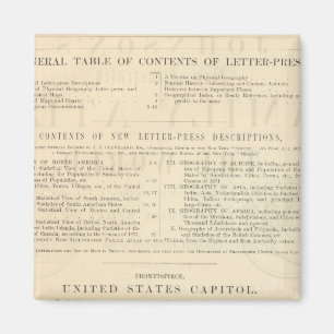 Verso Johnson's New Illustrated Family Atlas Magnet