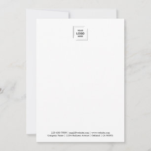 Vertical 5x7 Minimal Corporate Business Note Card