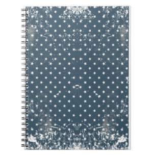 vertical american flag spiral notebook