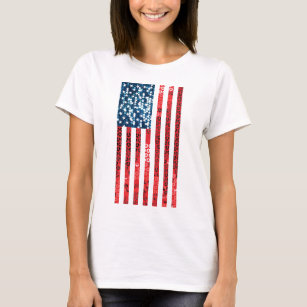 vertical american flag T-Shirt