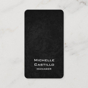 Vertical Artistic Grey Black Unique Design Business Card