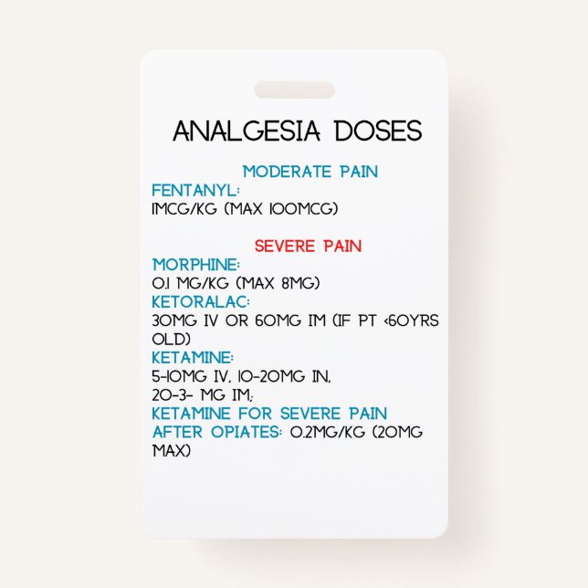 Vertical Badge ID Badge (Back)