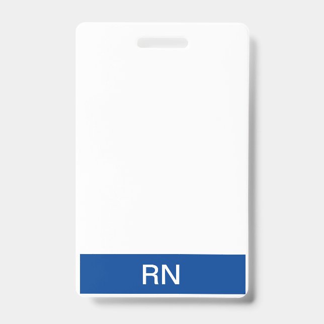 Vertical Badge ID Badge (Front)