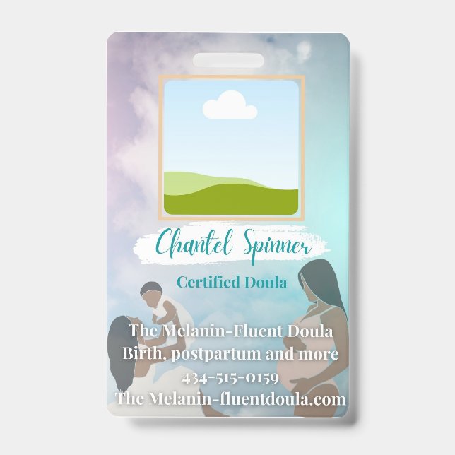 Vertical Badge ID Badge (Front)