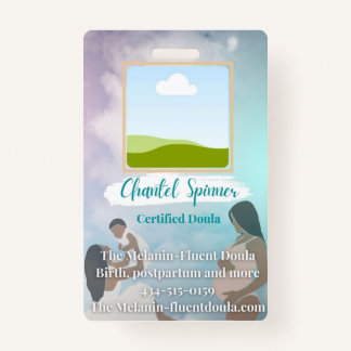 Vertical Badge ID Badge