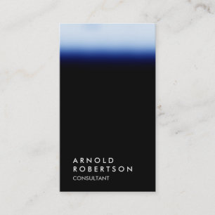 Vertical black unique professional business card