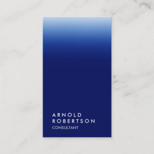 Vertical blue unique professional business card