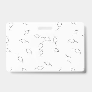 Vertical, Charcoal, Dune Badge ID Badge