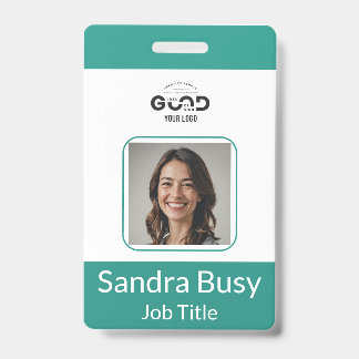Vertical Company Vertical ID Badge | Customisable