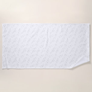 Vertical Design Eight Beach Towel