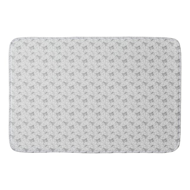 vertical Design One Hundred Two Bath Mat (Front)
