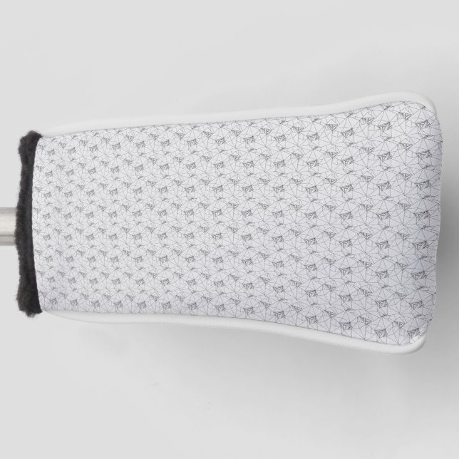 vertical Design One Hundred Two Golf Head Cover (Front)