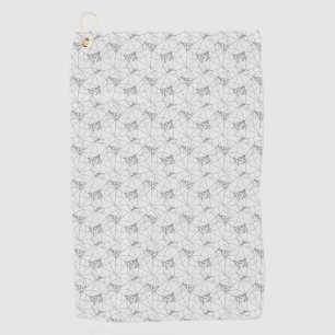 vertical Design One Hundred Two Golf Towel