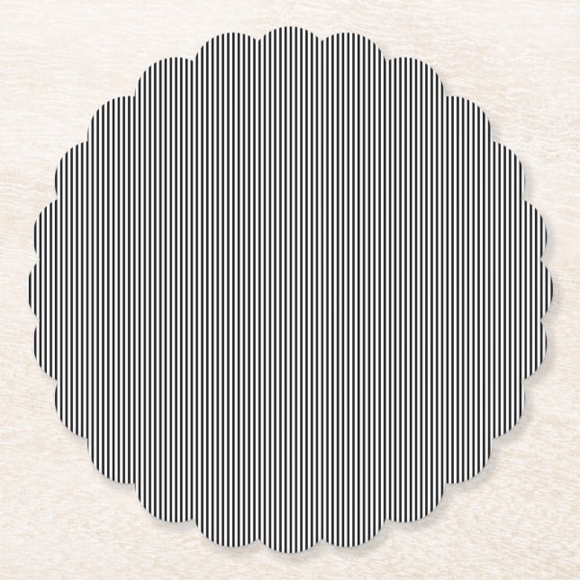 Vertical Design One Paper Coaster (Front)