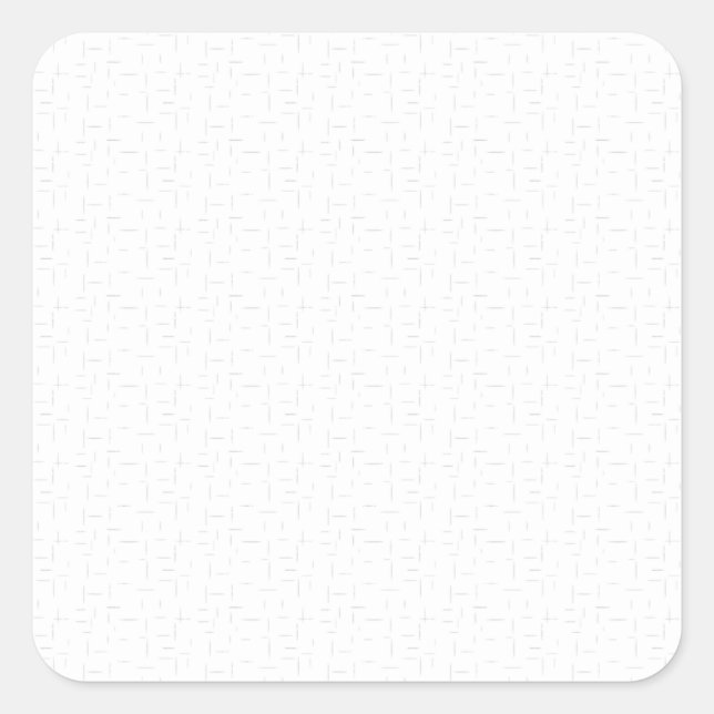 vertical Design Thirty Three Square Sticker (Front)