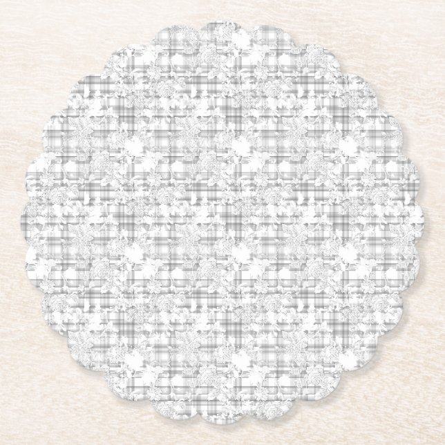 vertical Design Twenty Seven Paper Coaster (Front)