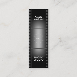 Vertical film tape mini business card