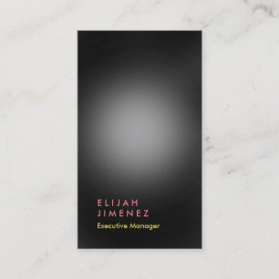 Vertical Grey Elegant Professional Modern Business Card