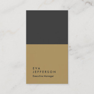 Vertical grey pastel colours professional plain business card