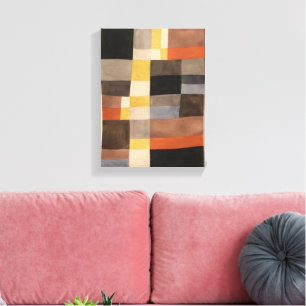 Vertical-Horizontal Rhythms Sophie Taeuber-Arp Canvas Print