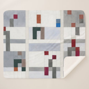 Vertical Horizontal Sophie Taeuber-Arp Sherpa Blanket