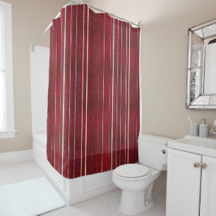 Vertical Lines Pattern Shower Curtain