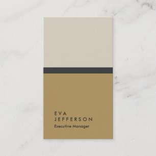 Vertical modern pastel colours professional plain business card