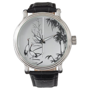 Vertical Oriental Scroll Watch