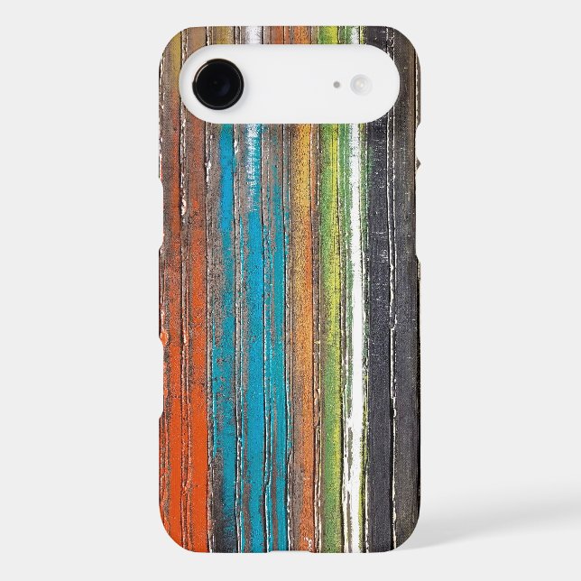 vertical painted striped abstract Case-Mate iPhone case (Back)