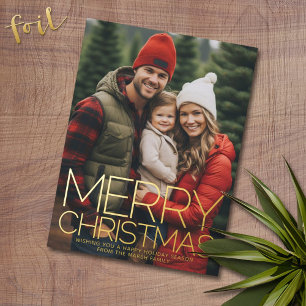 Vertical Photo - Merry Christmas - red pink star
