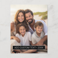 Vertical Photo with Black Colour Block for Text