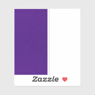 Vertical Purple Noise Vinyl Sticker – Customisable