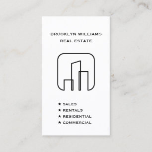 Vertical Real Estate Agent Realtor Social Media Business Card