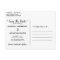 Vertical Save The Date Postcard Template