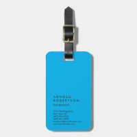 Vertical Sky Blue Name Address Telephone E-mail