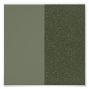 Vertical Split Moss Green Wall Poster – Customise