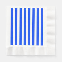 Vertical Stripe Sailor Blue & White Pattern