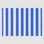 Vertical Stripe Sailor Blue & White Pattern Tissue Paper<br><div class="desc">Blue vertical Stripes on White background. Vertical stripe Pattern. Two-toned stripes graphic design. A pattern of strips coloured in blue and white. Design of several lines. A stripe pattern consists of continual lines in vertical direction.</div>