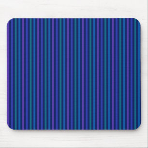 Vertical Striped Pattern Blue Green Purple Mouse Pad