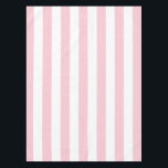 Vertical Stripes Baby Pink And White Striped Tablecloth<br><div class="desc">Vertical Stripes – light pink and white striped pattern.</div>