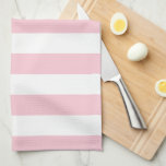 Vertical Stripes Baby Pink And White Striped Tea Towel<br><div class="desc">Vertical Stripes – light pink and white striped pattern.</div>