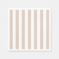 Vertical Stripes Beige And White Striped