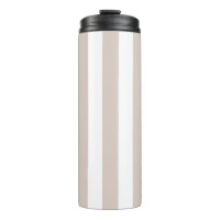 Vertical Stripes Beige And White Striped