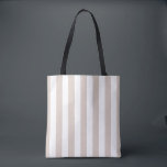 Vertical Stripes Beige And White Striped Tote Bag<br><div class="desc">Vertical Stripes – beige and white striped pattern.</div>