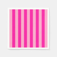 Vertical Stripes Hot Pink